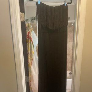 Dark Brown floor length dress
